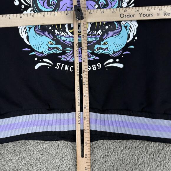Disney Ursula Sea Witch Jacket Womens Medium Varsity Hot Topic Little Mermaid - Picture 12 of 13